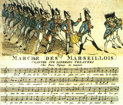 pourquoi l'hymne national s'appelle la marseillaise